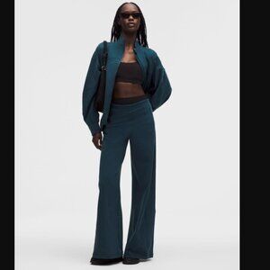 Lululemon Define High Rise Wide Leg Pant Luon in Indochine Blue NWT